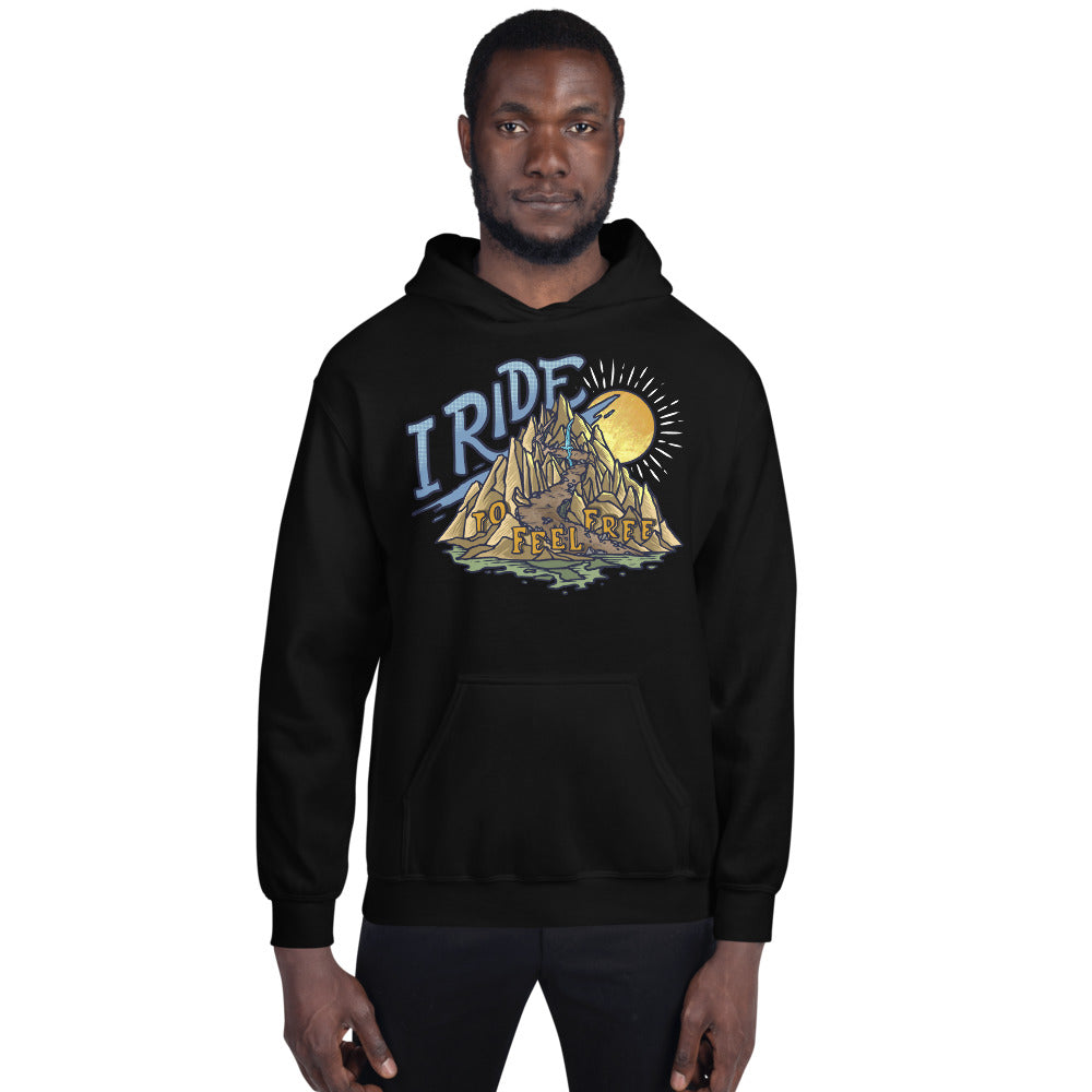 I Ride to Feel Free | Why I Ride | Unisex Hoodie
