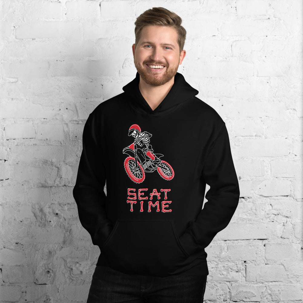 Vintage Motorcycle Skeleton Unisex Hoodie