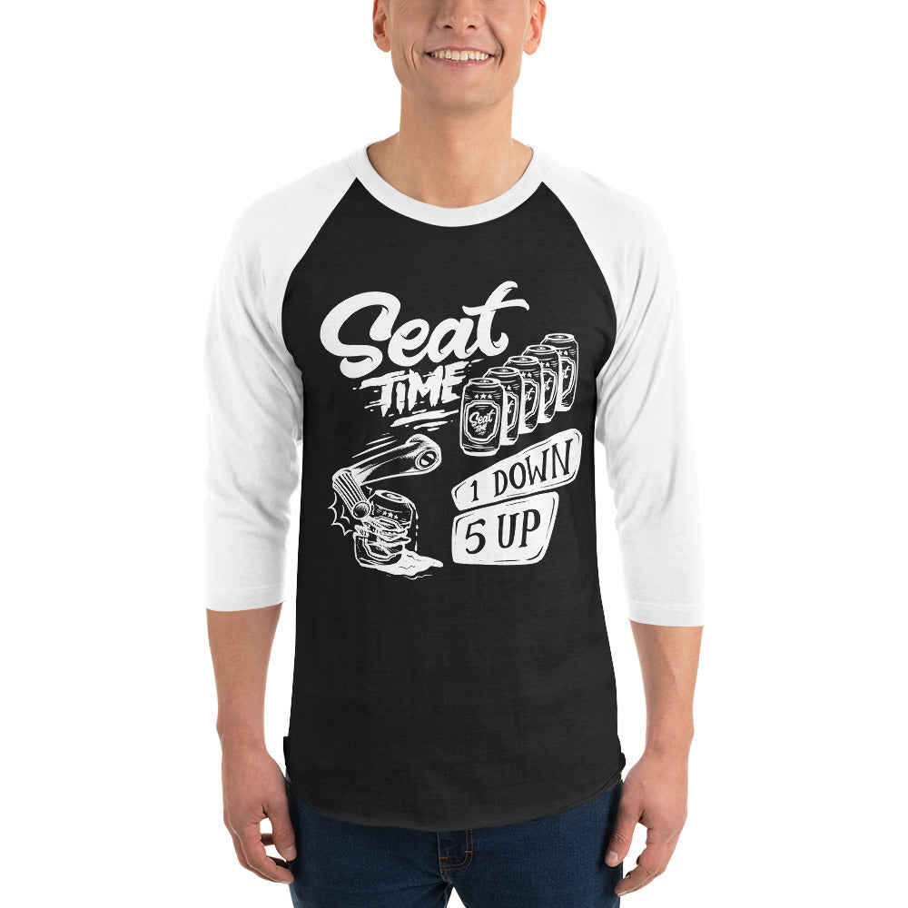 One Down, Five Up 3/4 Sleeve Raglan Shirt