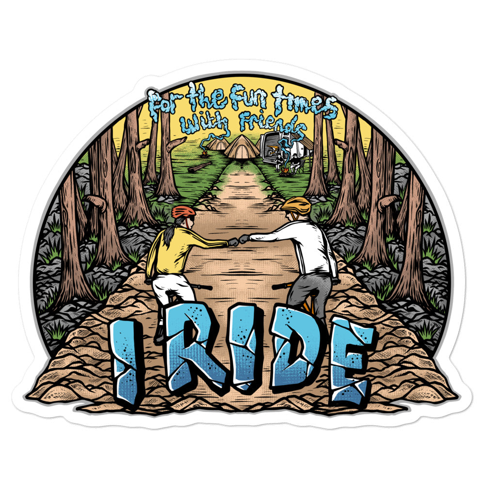 Fun Times with Friends Stickers | Why I Ride Project