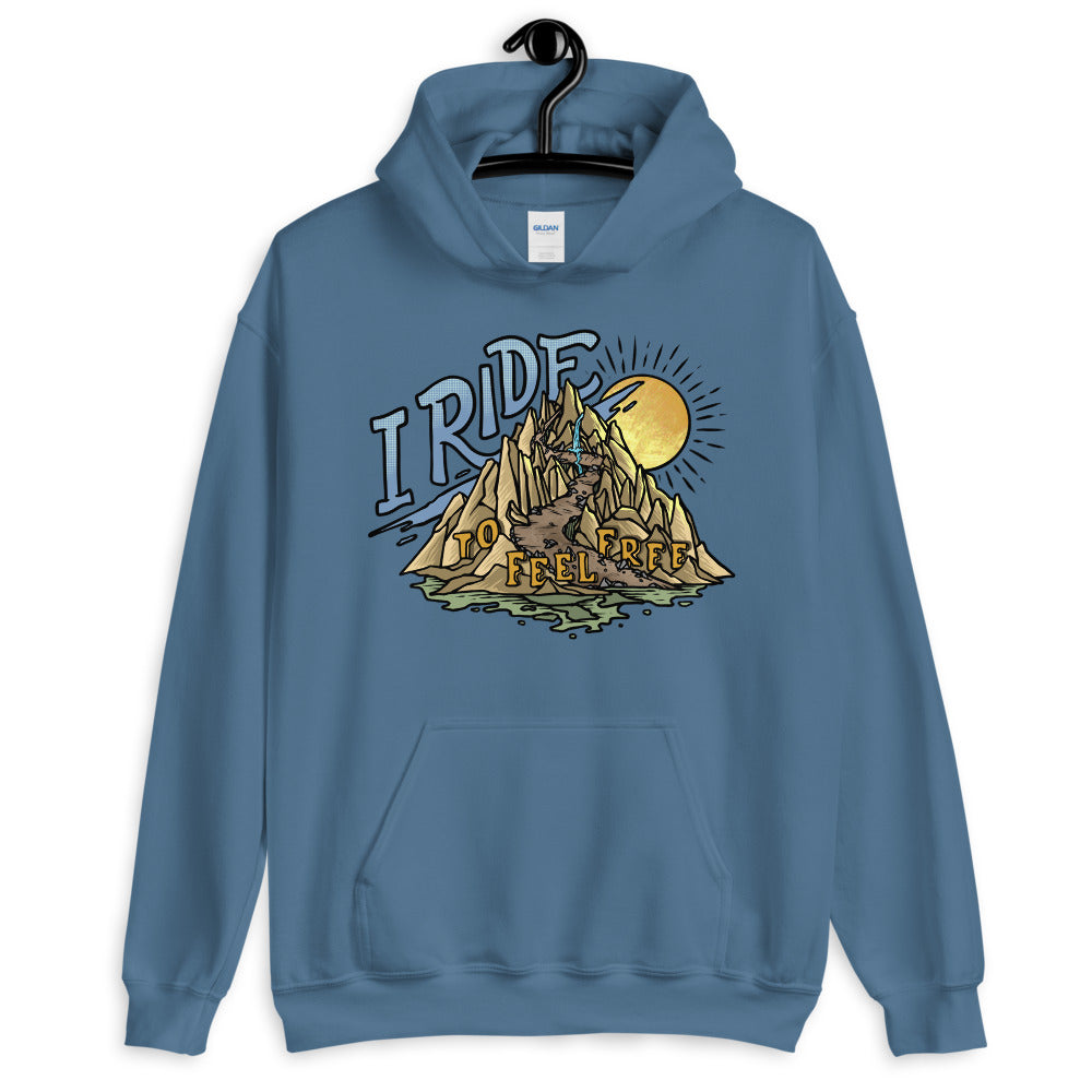 I Ride to Feel Free Hoodie from the Why I Ride Project
