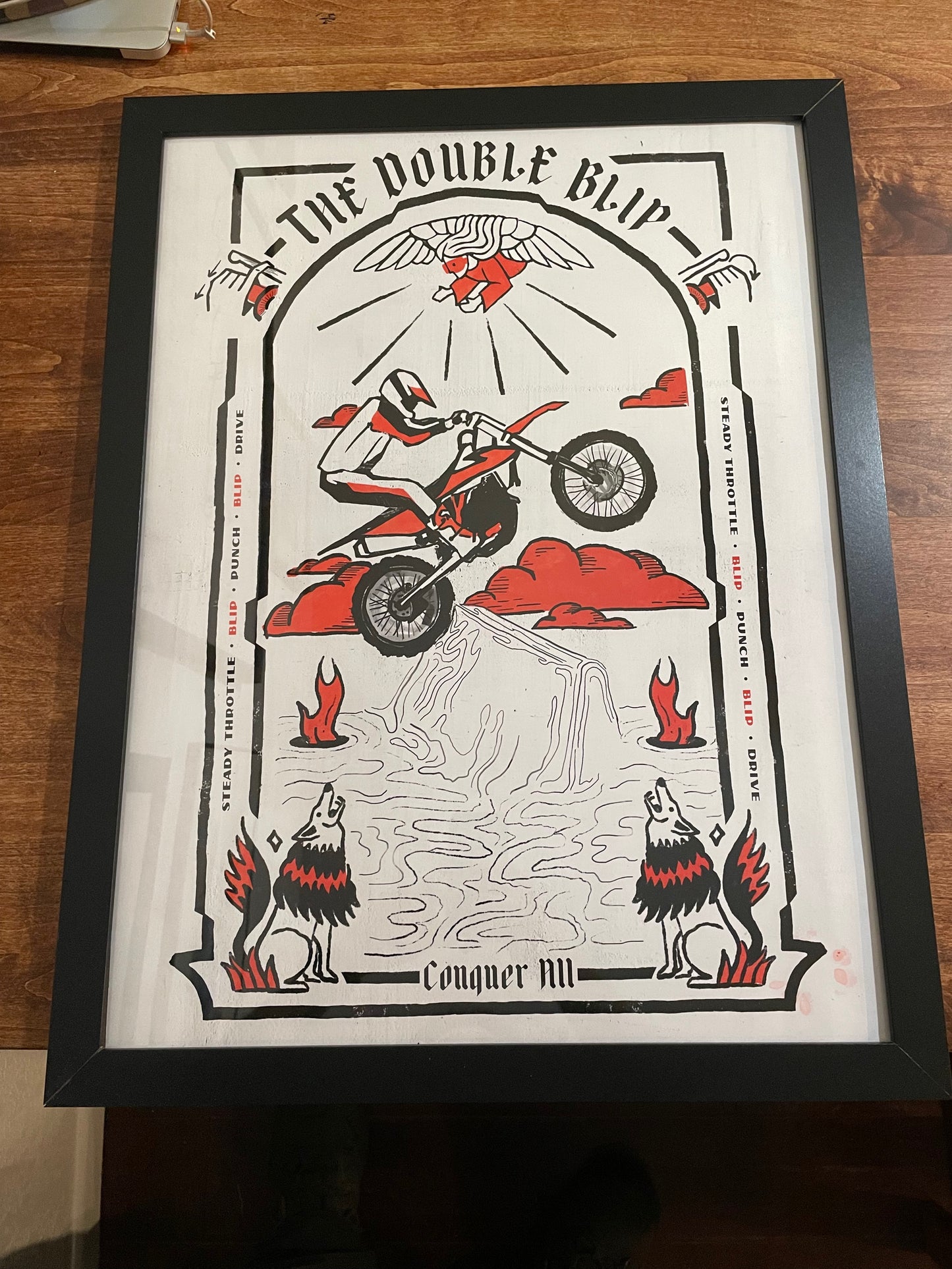 The Double Blip | Limited Edition and Signed | Hard Enduro Poster